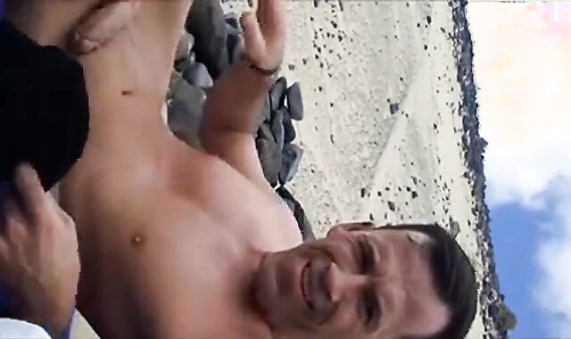 Spanish Beach Masturbation