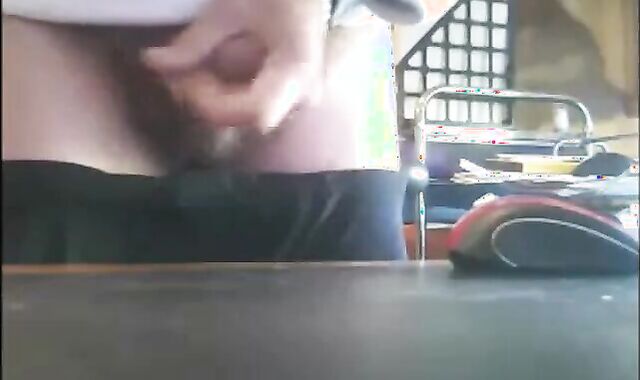 Bearded Grandpa Shoots His Load - Amateur Daddy Solo