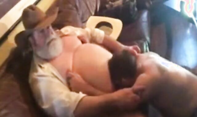 Cowboy Dad Blows Bear