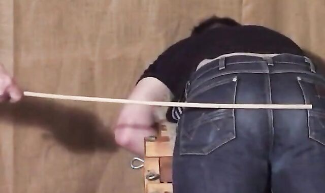 Daddy Spanks His Boy in Tight Jeans
