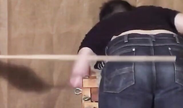 Daddy Spanks His Boy in Tight Jeans