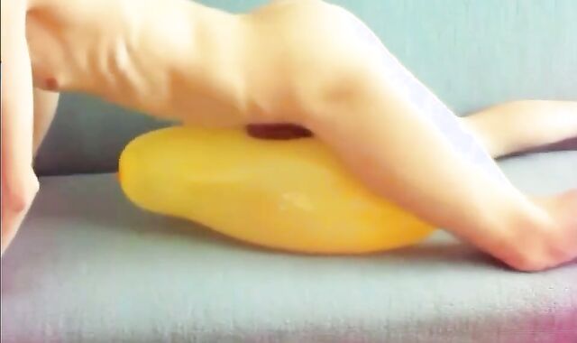 Twink Humps Yellow Balloon to Cum