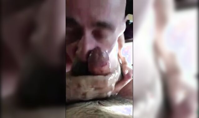 Big Bear Cock Sucked Silly by Daddy