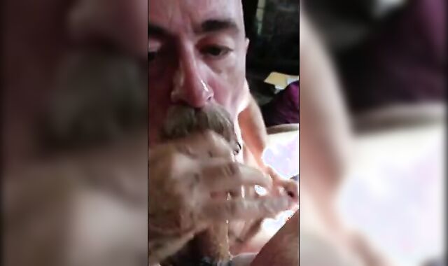 Big Bear Cock Sucked Silly by Daddy
