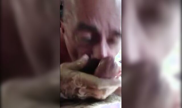 Big Bear Cock Sucked Silly by Daddy