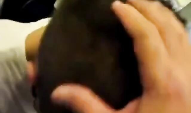 Cum-hungry guy gets a tasty treat in a public restroom