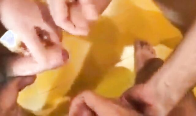 French Gay Group Masturbation Orgy