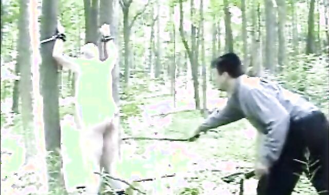 Spanked Belted out in the woods Toronto, Canada