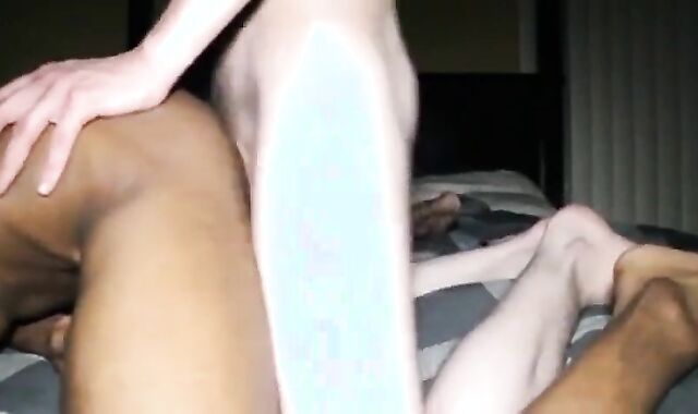 Black Jock Barebacked by Hung White Nerd