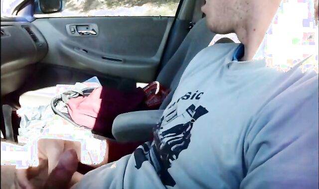 Outdoor Amateur Gay Blowjob and Handjob