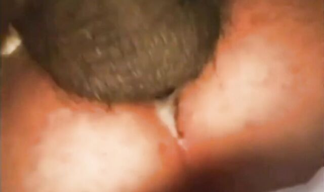 Bareback Anal Sex with Big Dick Hunk and Small Cock Amateur