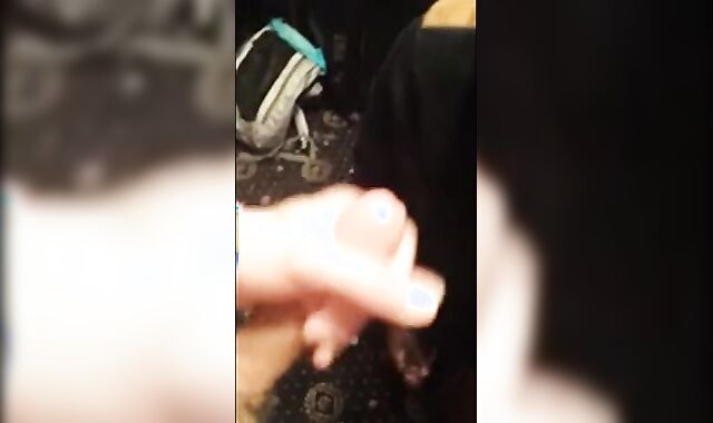 Black Twink Swallows White Cum in Interracial Blowjob