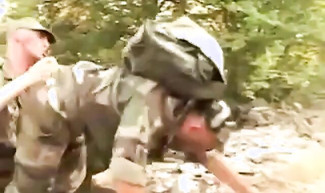 Big-Cock Military Blowjob