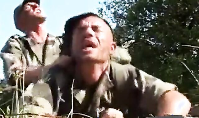 Big-Cock Military Blowjob