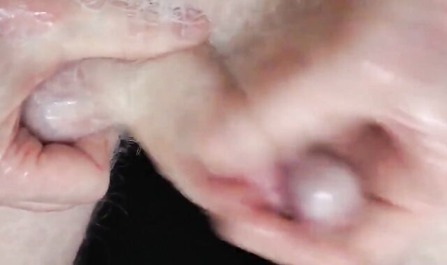 Vieil Homme Se Masturbe