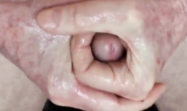 Vieil Homme Se Masturbe