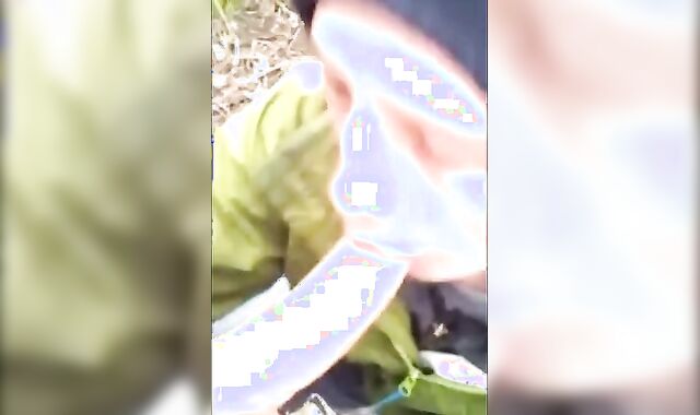 Big-Cock Twink Sucks Outdoors