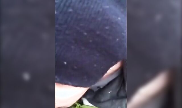 Big-Cock Twink Sucks Outdoors