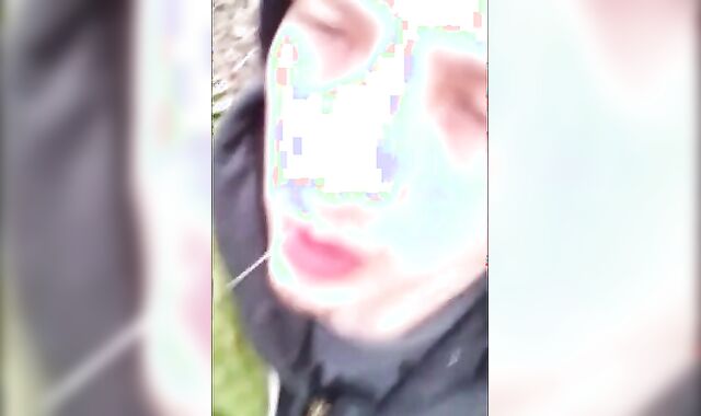 Big-Cock Twink Sucks Outdoors