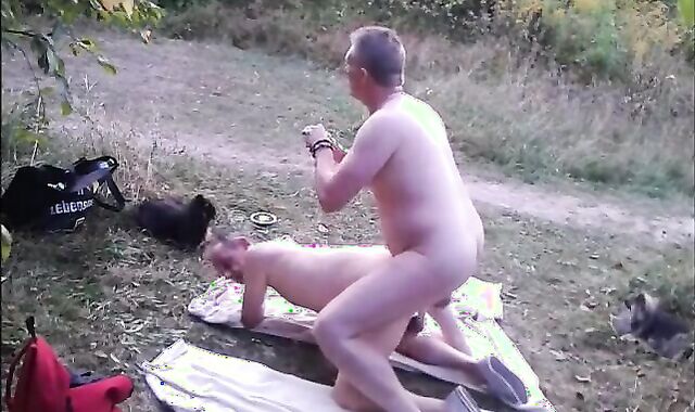 Bareback Gay Couple's Adventure at Birkensee Lake