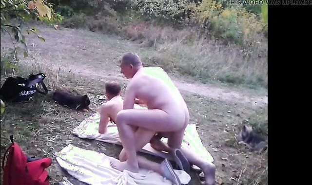 Bareback Gay Couple's Adventure at Birkensee Lake