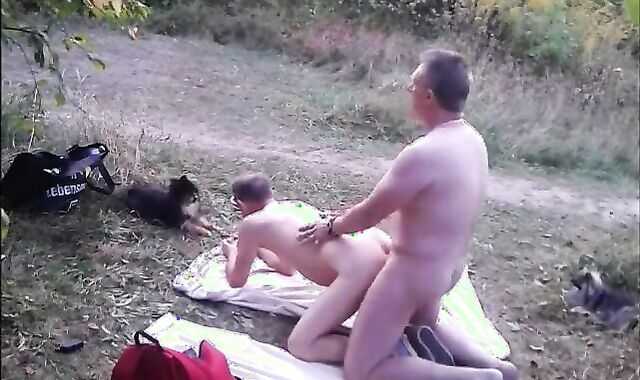 Bareback Gay Couple's Adventure at Birkensee Lake