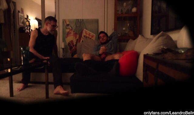 Grandfather caught grandson naked jerking (gay)