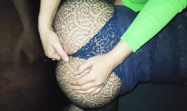 crossdresser big ass sarah mars  fucked by big black dildo