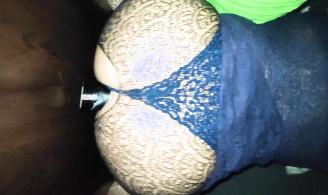 crossdresser big ass sarah mars  fucked by big black dildo