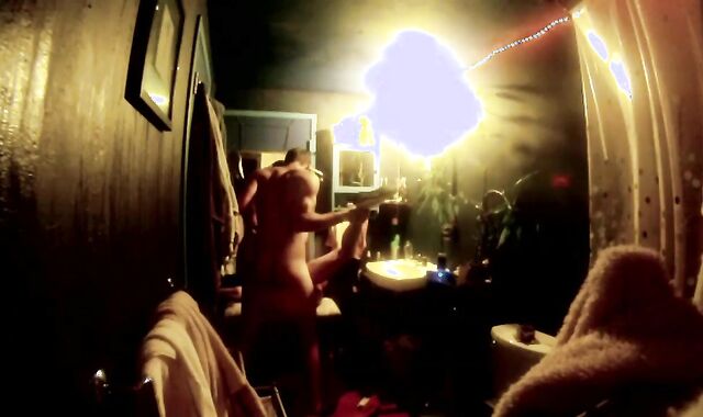 Straight dude fucks me in the bathroom during a party.