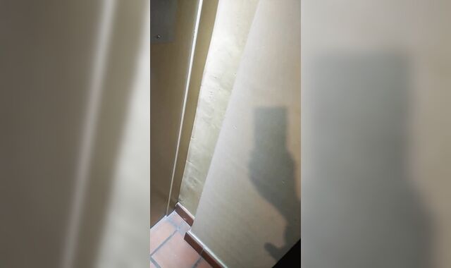 Michel Steuve Faggot Risky Exposure in Elevator