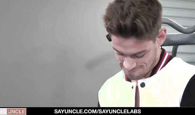 Nerdy teen receives Creampied By His Bully