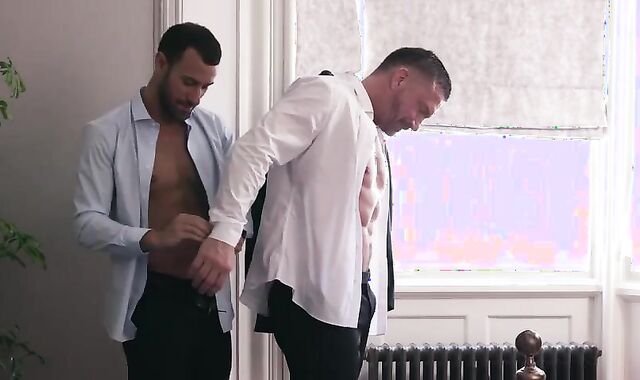 Chiseled porn industry star jizm-shot porno flick