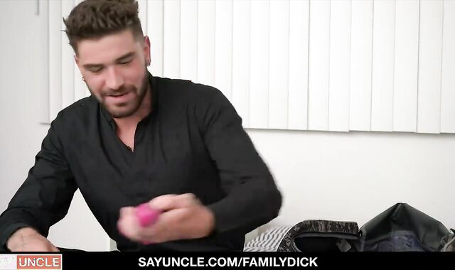 Stoked legal age nubile lad group-boinked By His Favorite Step Uncle