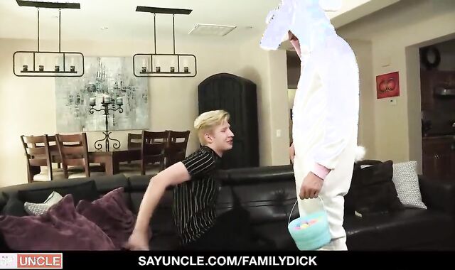 fur covered Muscle father ravages manmeat-squashing butthole Stepson