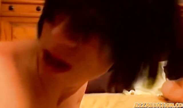 From The Rear sans a enjoy mitten and drilling from front with goth twunk