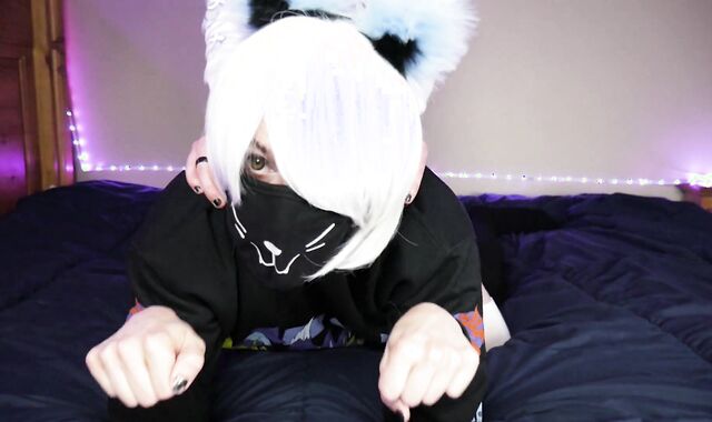 Catboy Kit Gets Poked & Blows a Massive Blast