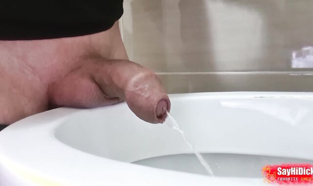 Public pissing compilation - Massive Trunk and pouch, uncut