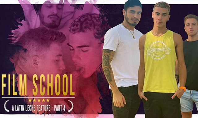 LatinLeche - three Wonderful Young Latinos Take Turns Plumbing And Breeding Each Other First-Ever-Ever-Timer Movie