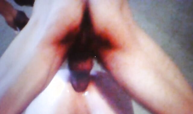 Ouch Huge Long Yam-Sized Schlong stretching my bang fuck hole