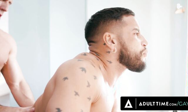 ADULT TIME - Homo-For-Pay Best Dude Woos Faggot Groom Brock Banks To Cancel His Wedding! NEARLY CAUGHT!