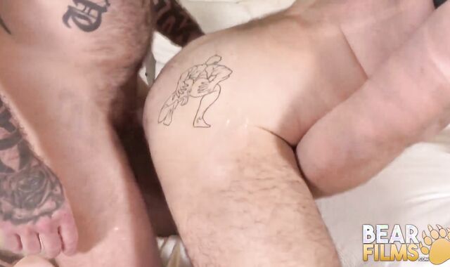 BEARFILMS Plump Wool Caked Boys Devan Roy And Marc Angelo No Love Glove