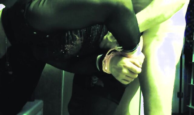 Sissy Humped in bathroom