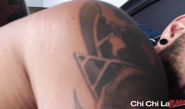 Tatted teddies Archer Croft and Helloo Jose love glove-free-for-all-for-all and cum