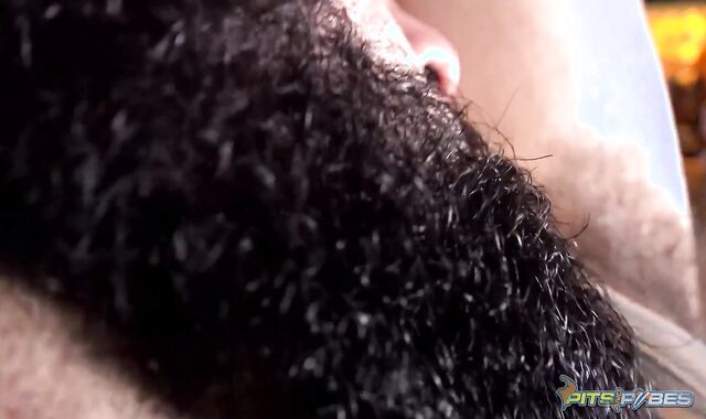 PitsAndPubes: Hairy Zaddy drains off sniffing