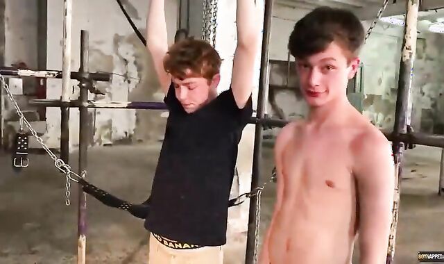 obedient teens Tormented And romped In coarse bare fourway