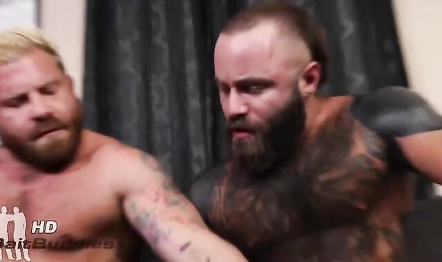 two Bulky Teddy Daddies Having The greatest pulverize Of Their Life!