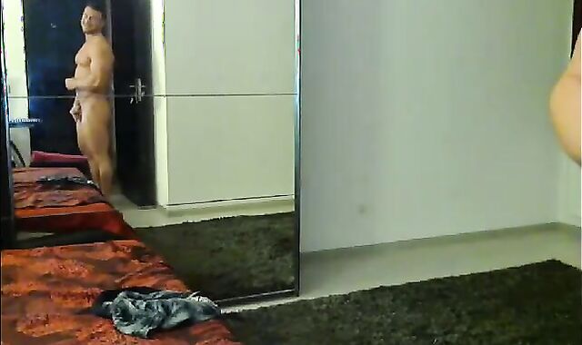 Milky Muscle boy With great lollipop Displays Off