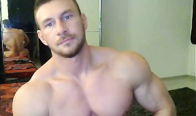 Milky Muscle boy With great lollipop Displays Off