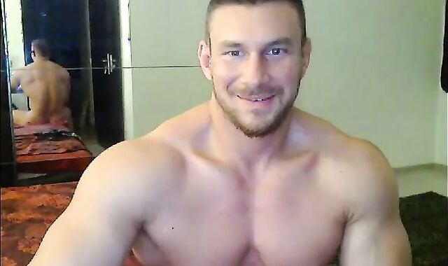 Milky Muscle boy With great lollipop Displays Off